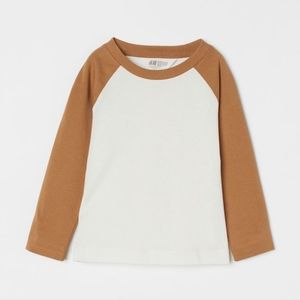 H&M kids Cotton baseball shirt, 5t-6
